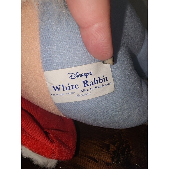 Sears Disney's White Rabbit Alice in‎ Wonderland Vintage Plush - Picture 5 of 7